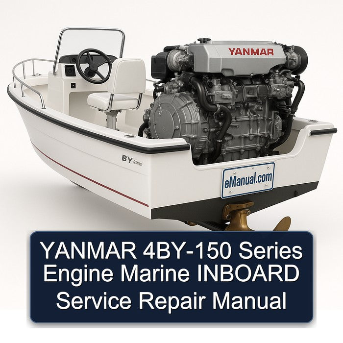 Yanmar 4BY-150 Series Engine Marine Inboard Service Repair Workshop Manual PDF