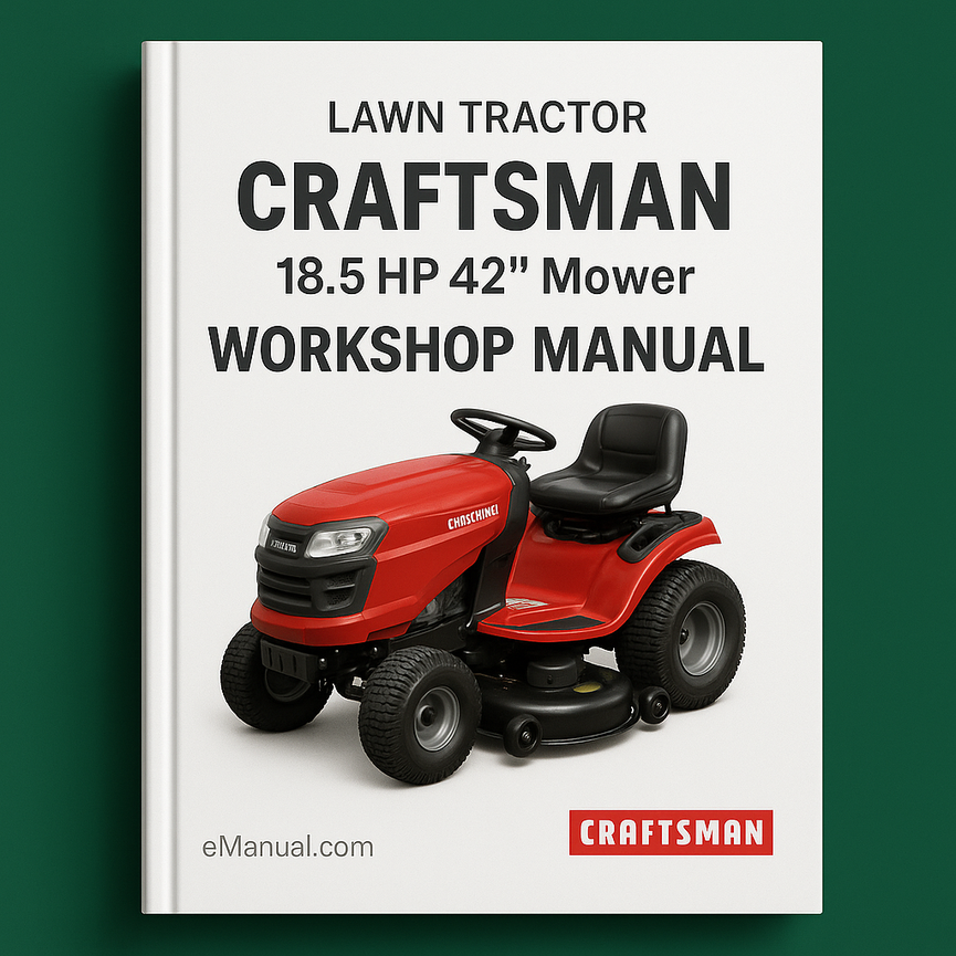 CRAFTSMAN LAWN Tractor 18.5 HE 42 Mower