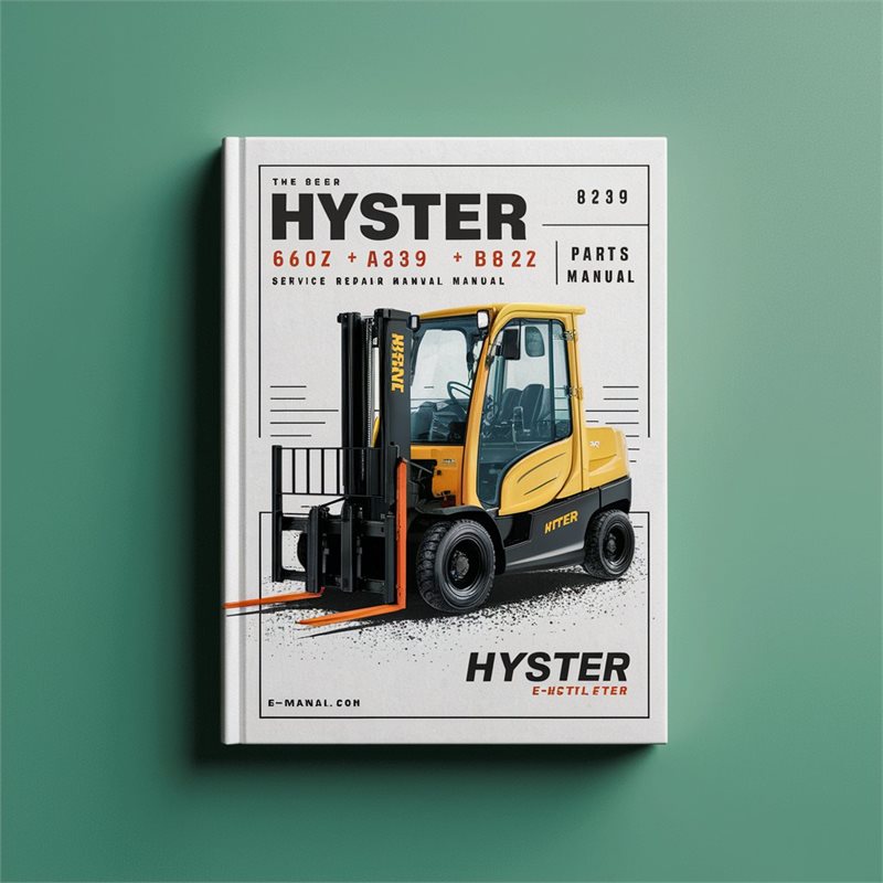 Hyster B60Z (A230) B80Z (A233) Rider Forklift A230 A233 Parts Catalog PDF