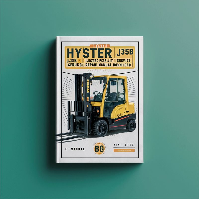Hyster J25B J35B J30BS Electric Forklift Parts (B160) Catalog PDF