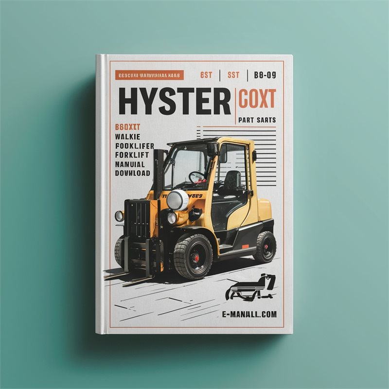 Hyster B60XT C60XT B80XT C80XT Walkie/rider Forklift Parts (B199) Catalog PDF