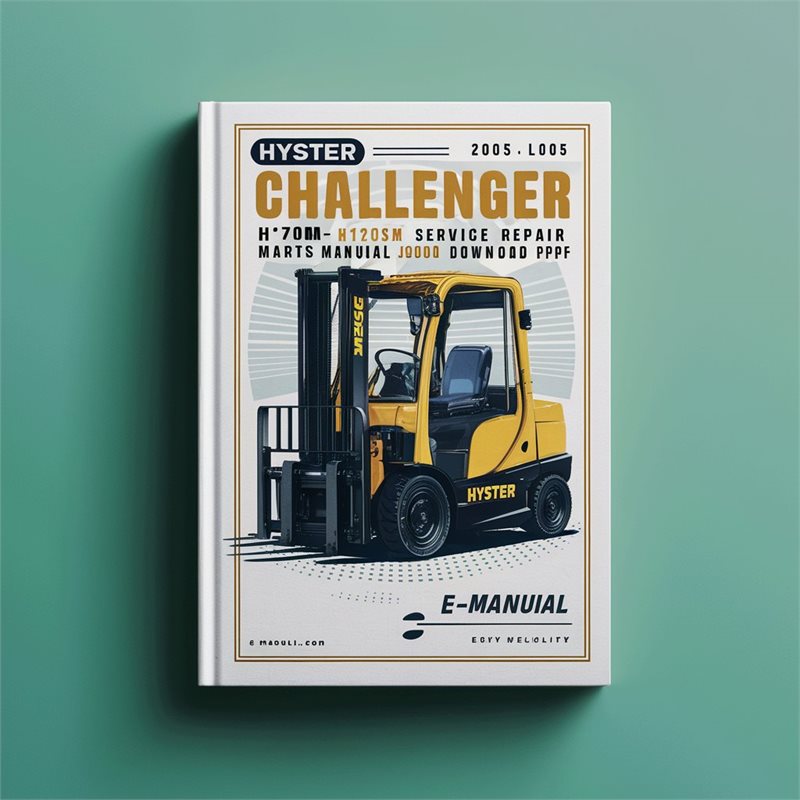 Hyster Challenger H70XM H120XM Forklift Parts (L005) Catalog PDF