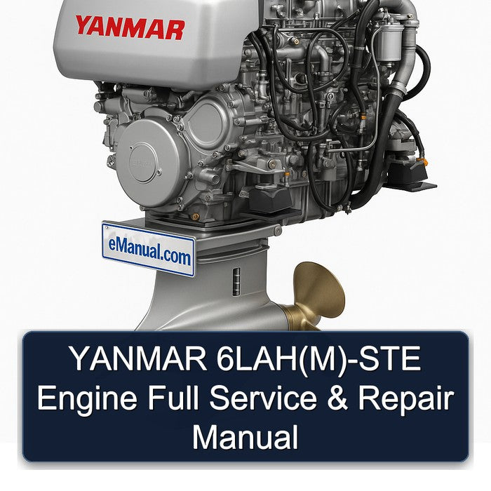 Yanmar 6lah(m)-ste Engine Service Repair Workshop Manual PDF