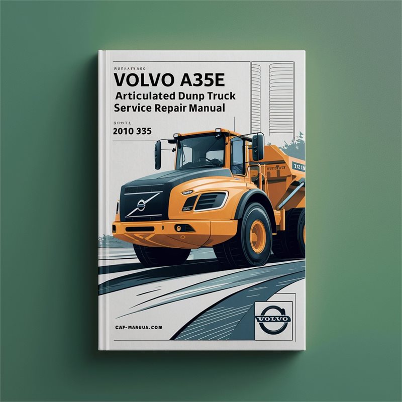Volvo A35E Articulated Dump Truck Service Repair Workshop Manual PDF