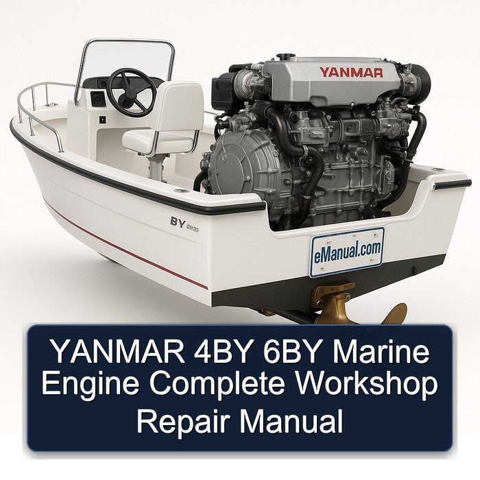 Yanmar 4BY 6BY Marine Engine Service Repair Workshop Manual PDF