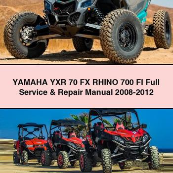 2008-2012 Yamaha YXR 70 FX Rhino 700 FI Service Repair Workshop Manual PDF