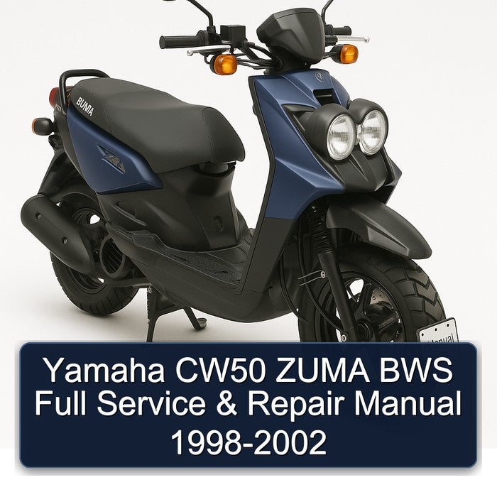 1998-2002 Yamaha Zuma CW50 BWS Service Repair Workshop Manual PDF