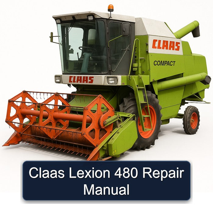Claas Lexion 480 Service Repair Workshop Manual PDF