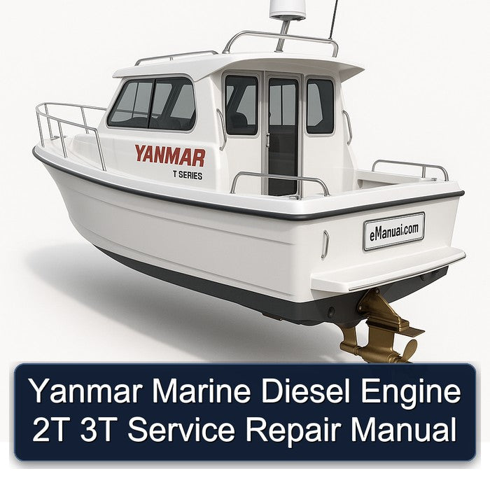 Yanmar Marine Diesel Engine 2T 3T Service Repair Workshop Manual PDF