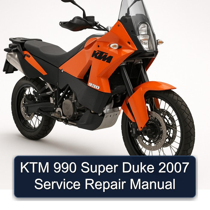 2007 KTM 990 Super Duke Service Repair Workshop Manual PDF