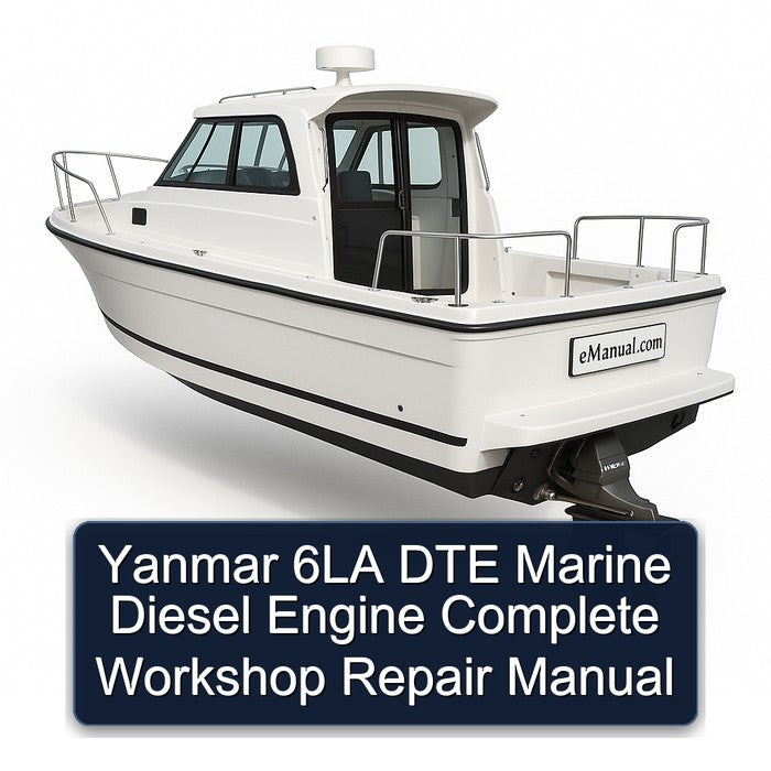 Yanmar 6LA DTE Marine Diesel Engine Service Repair Workshop Manual PDF