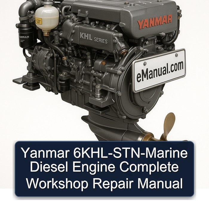 Yanmar 6khl-stn-marine Diesel Engine Service Repair Workshop Manual PDF