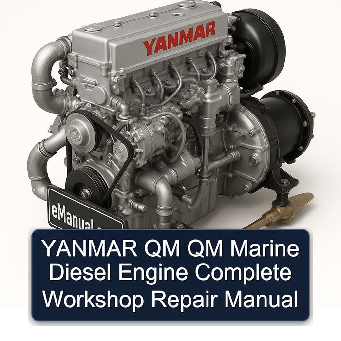 Yanmar QM Marine Diesel Engine Service Repair Workshop Manual PDF
