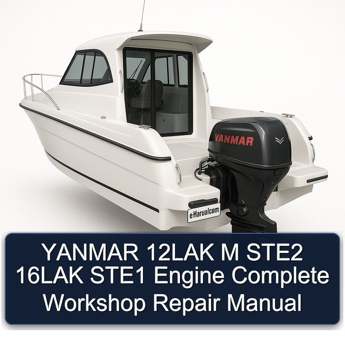 Yanmar 12LAK M STE2 16LAK STE1 Engine Service Repair Workshop Manual PDF