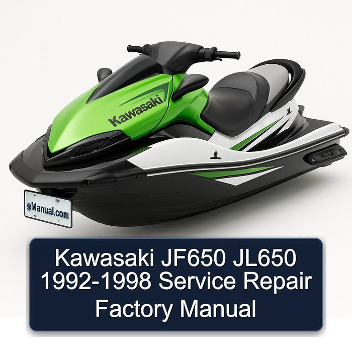 1992-1998 Kawasaki JF650 JL650 Service Repair Workshop Manual PDF
