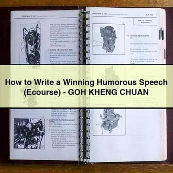 How to Write a Winning Humorous Speech (Ecourse)-GOH KHENG CHUAN