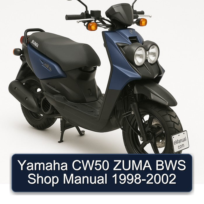 1998-2002 Yamaha Zuma CW50 BWS Shop Service Repair Workshop Manual PDF
