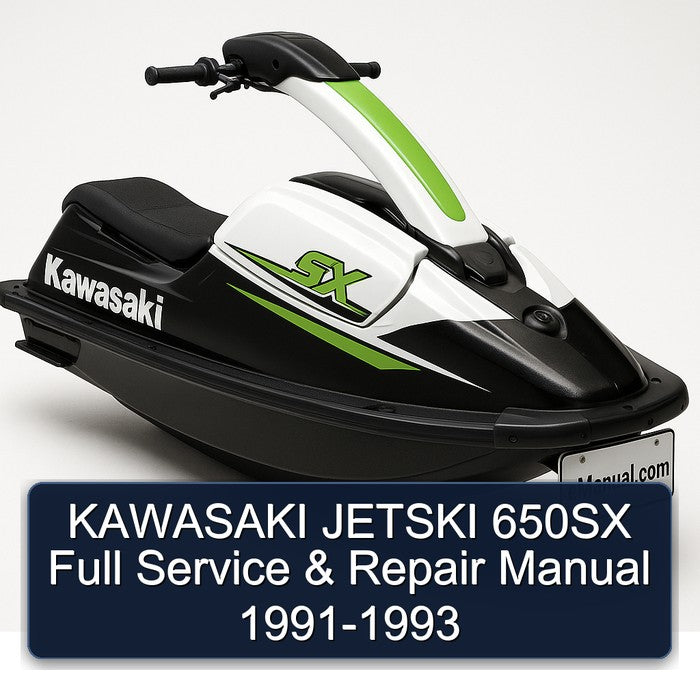 1991-1993 Kawasaki Jetski 650SX Service Repair Workshop Manual PDF
