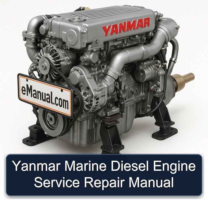 Yanmar Marine Diesel Engine Service Repair Workshop Manual PDF