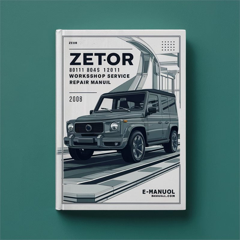Zetor 8011 8045 12011 12045 Service Repair Workshop Manual PDF