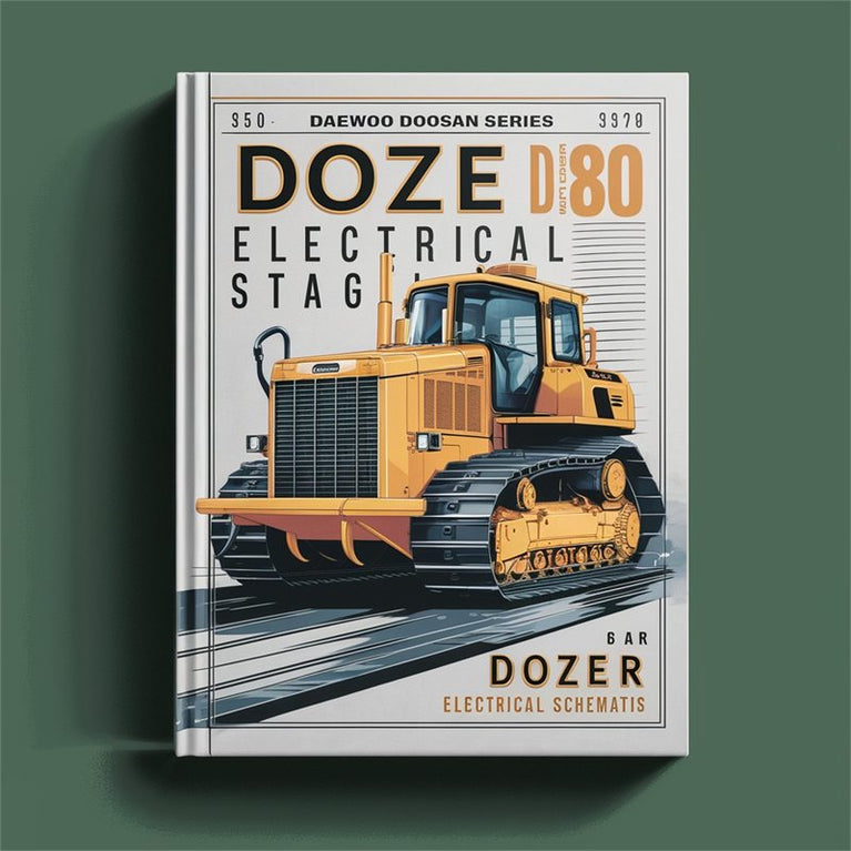 Daewoo Doosan Dozer Series DD80 DD80L Schematic Electrical Wiring Diagrams PDF