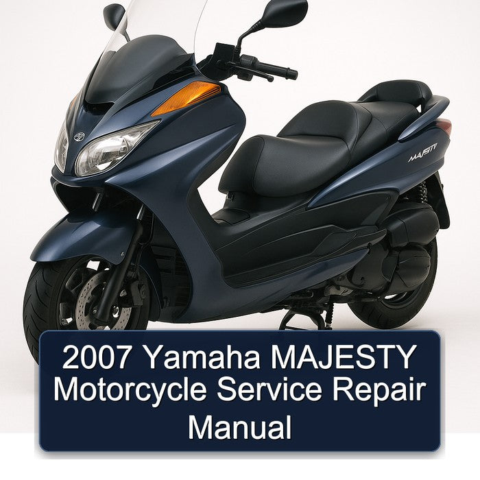 2007 Yamaha Majesty Motorcycle Service Repair Workshop Manual PDF