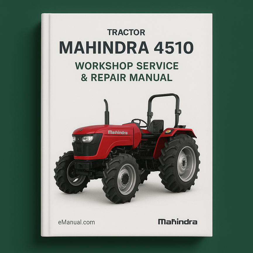 MAHINDRA 4510 Tractor Workshop Service Repair Manual Downloa