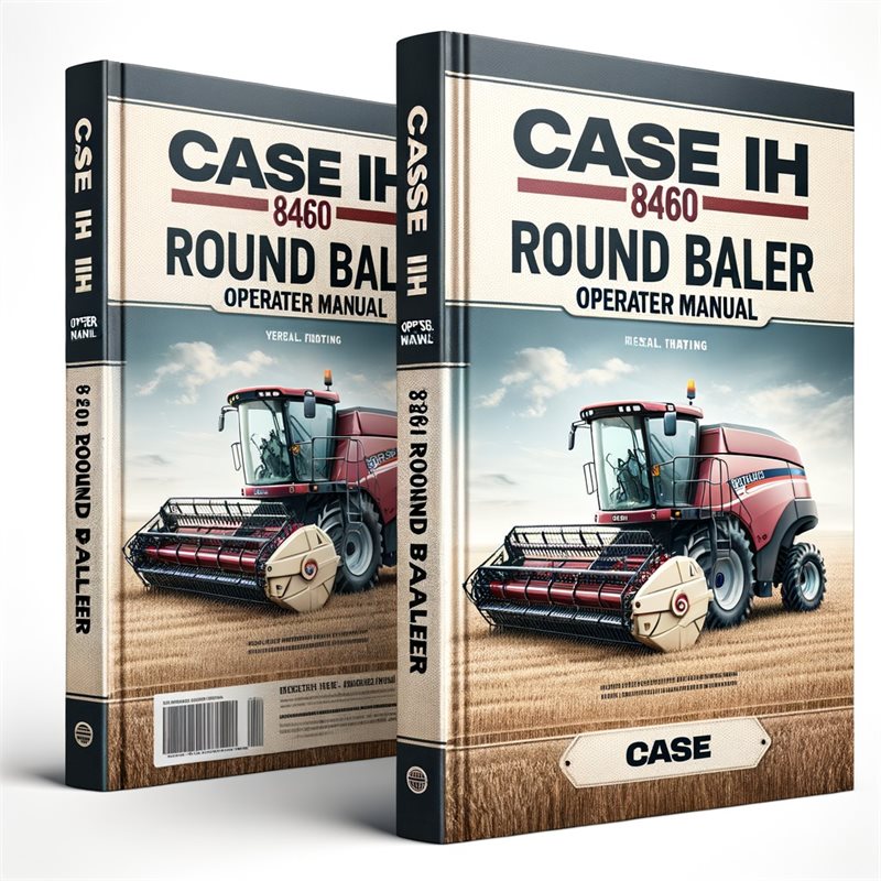 Case IH 8460 Round Baler Operators 2 Operator's Manual PDF