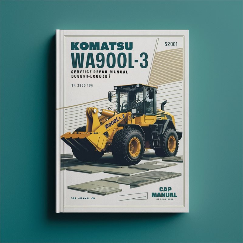 Komatsu Wa900l-3 Wheel Loader (sn: 52001 Up) Service Repair Workshop Manual PDF