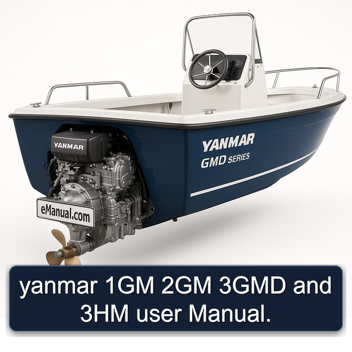 Yanmar 1GM 2GM 3GMD 3HM User Service Repair Workshop Manual PDF