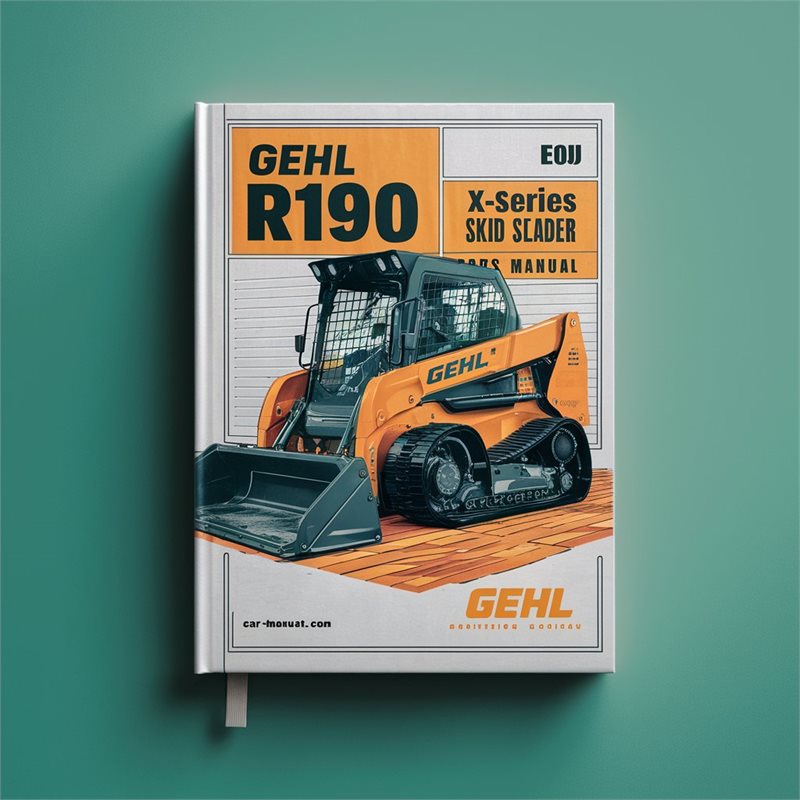 Gehl R190 (EU) X-series Skid Steer Loader EU Parts Catalog PDF