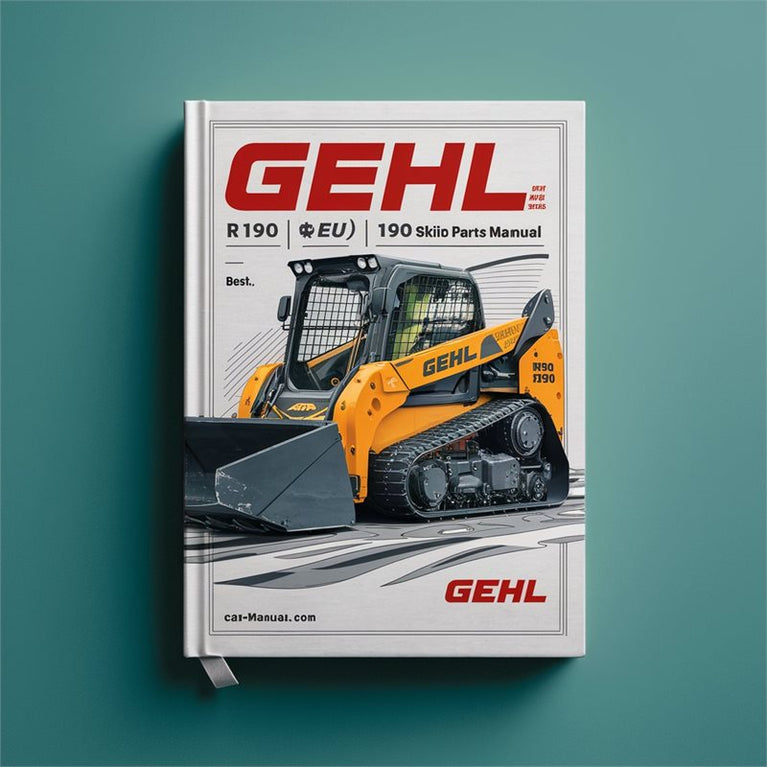 Gehl R190 (EU) X-series Skid Steer Loader Parts Catalog PDF