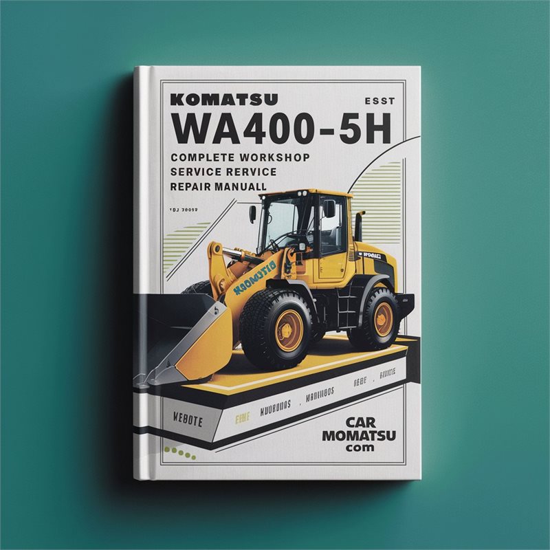 Komatsu WA400-5H Wheel Loader Service Repair Workshop Manual PDF