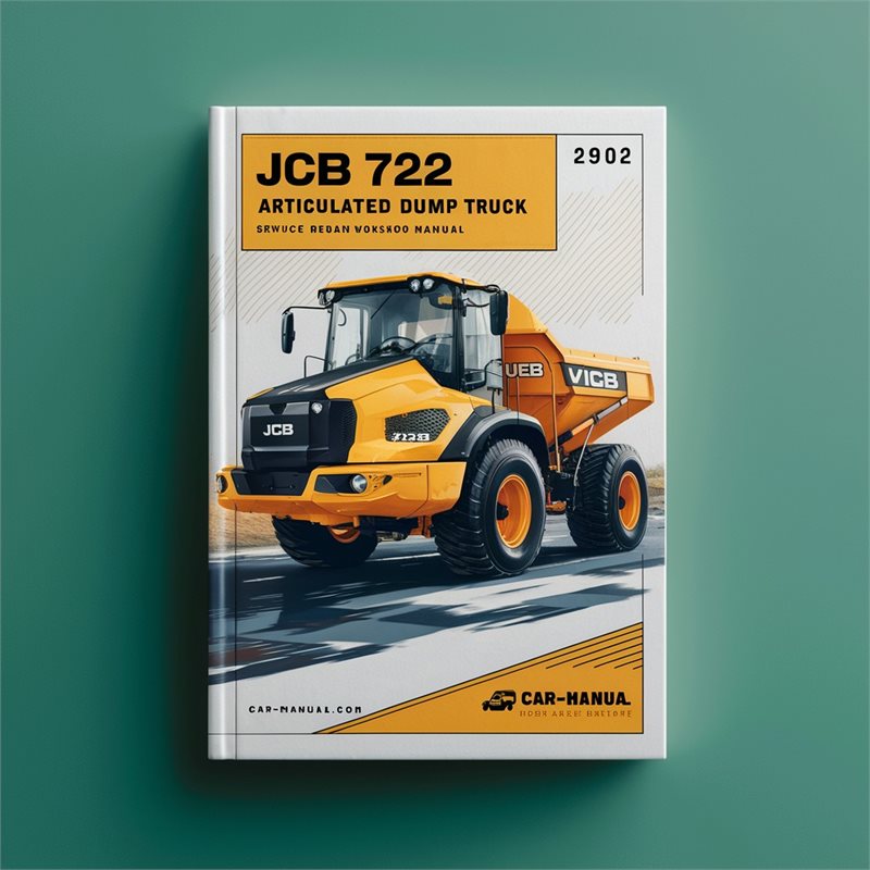 JCB 722 Articulated Dump Truck Service Repair Workshop Manual PDF