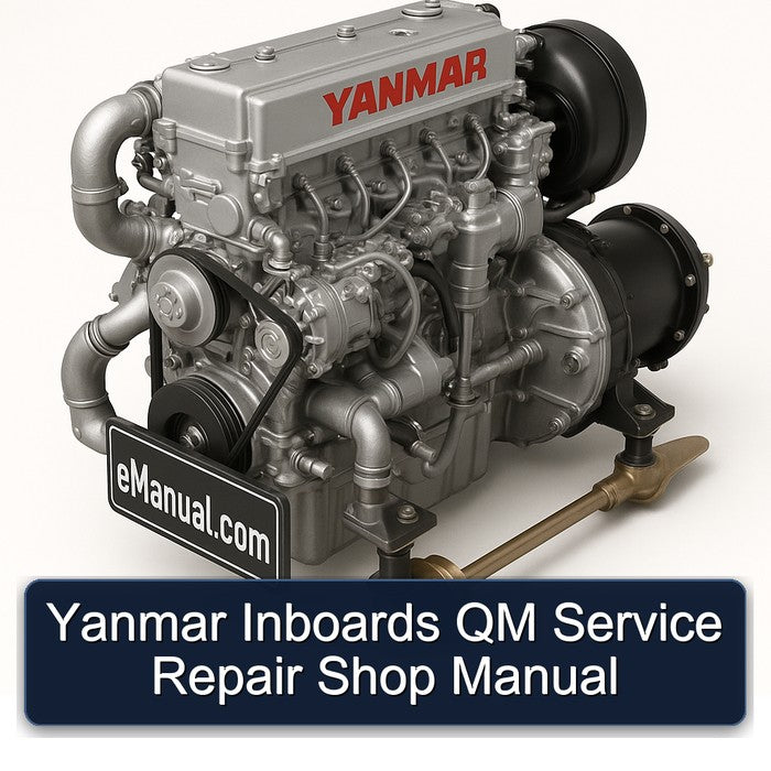 Yanmar Inboards QM Shop Service Repair Workshop Manual PDF