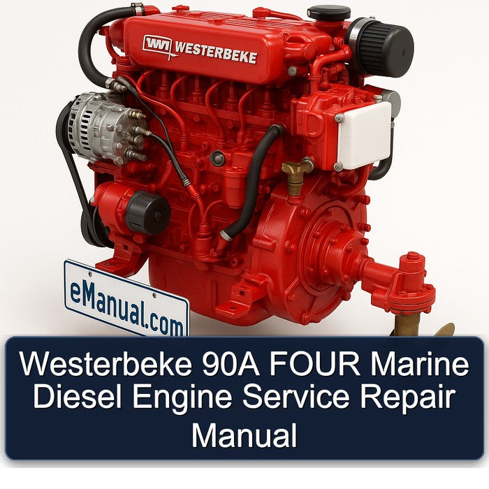 Westerbeke 90A Four Marine Diesel Engine Service Repair Workshop Manual PDF