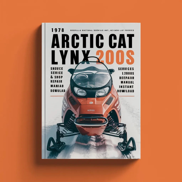 1978 Arctic CAT LYNX 2000S Snowmobile Service Repair Manual