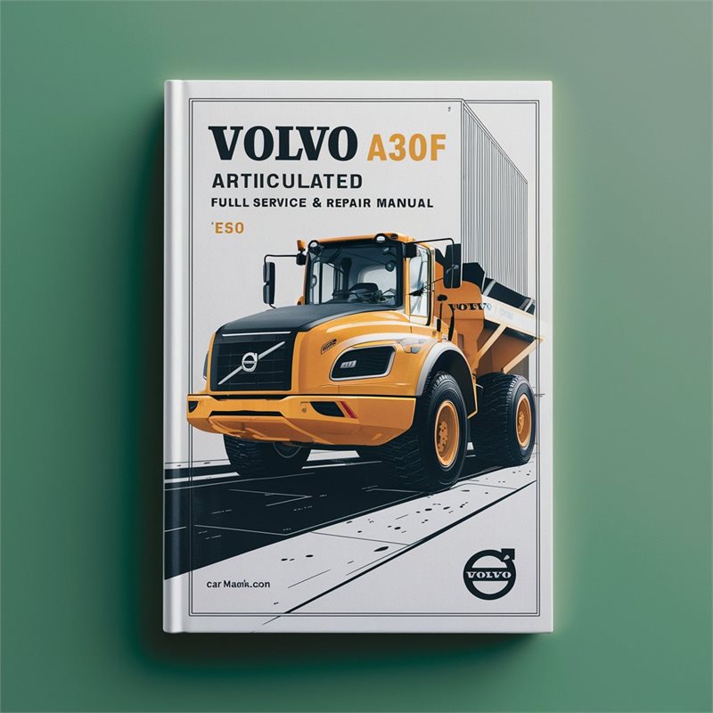 Volvo A30F Articulated Dump Truck Service Repair Workshop Manual PDF