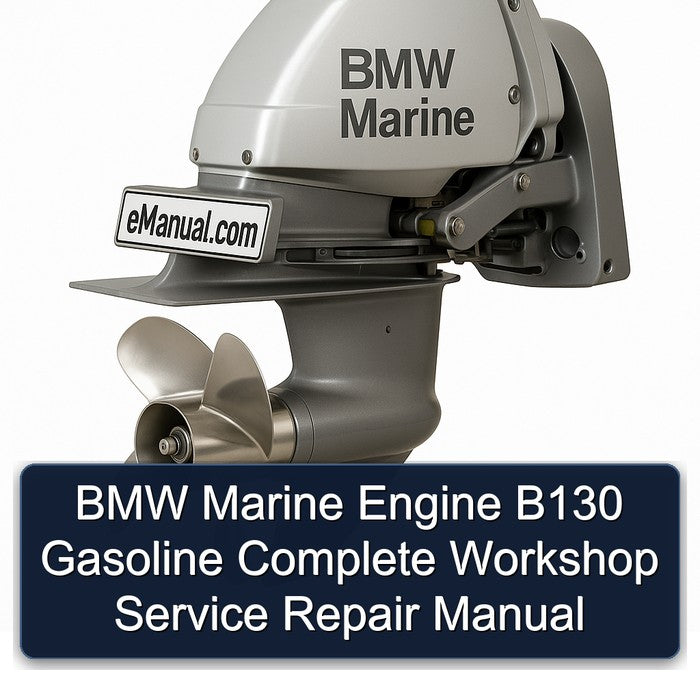 BMW 1 Series Marine Engine B130 Gasoline Service Repair Workshop Manual PDF