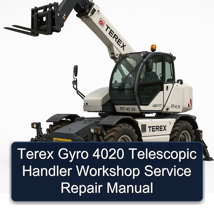 Terex Gyro 4020 Telescopic Handler Service Repair Workshop Manual PDF
