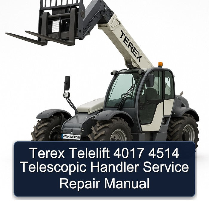Terex Telelift 4017 4514 Telescopic Handler Service Repair Workshop Manual PDF