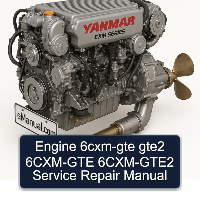 Engine 6CXM-GTE GTE2 6CXM-GTE2 Service Repair Workshop Manual PDF