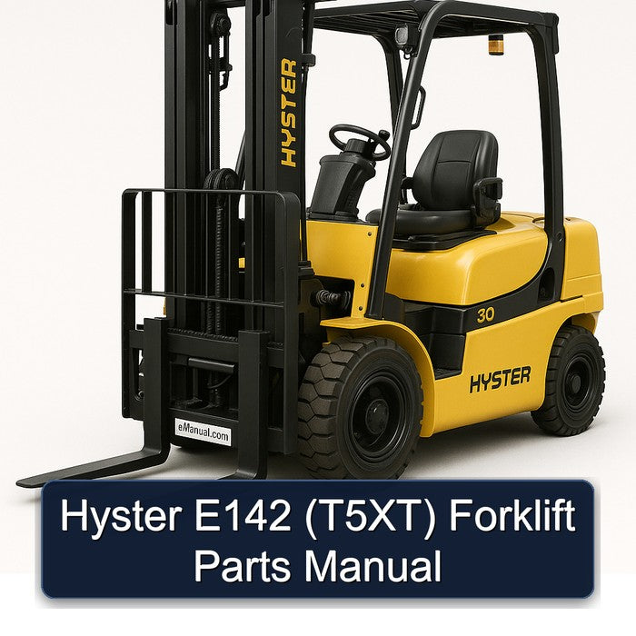 Hyster E142 (T5XT) Forklift Parts Catalog PDF