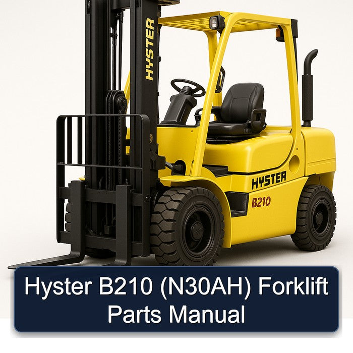 Hyster B210 (N30AH) Forklift Parts Catalog PDF