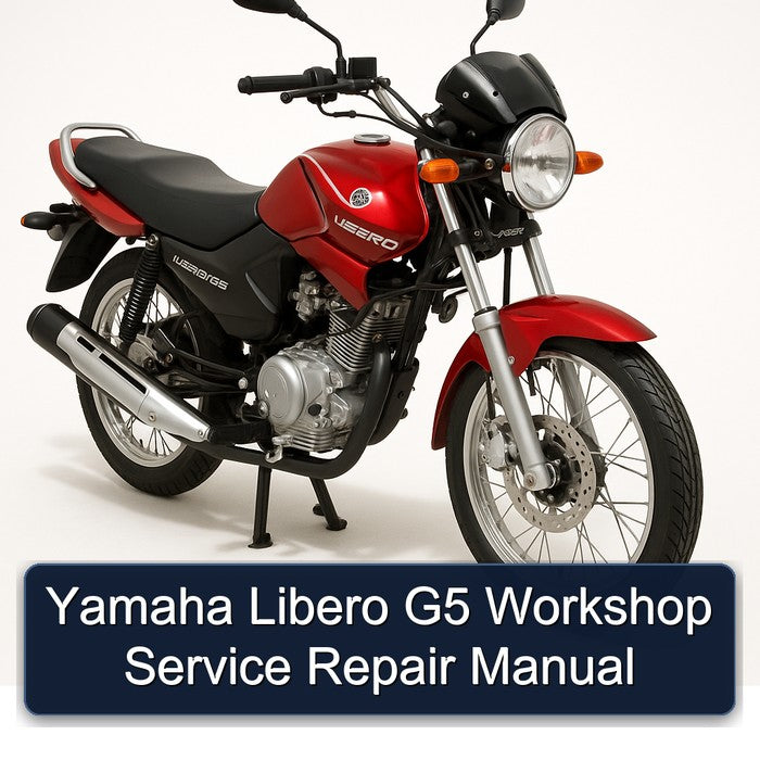 Yamaha Libero G5 Service Repair Workshop Manual PDF