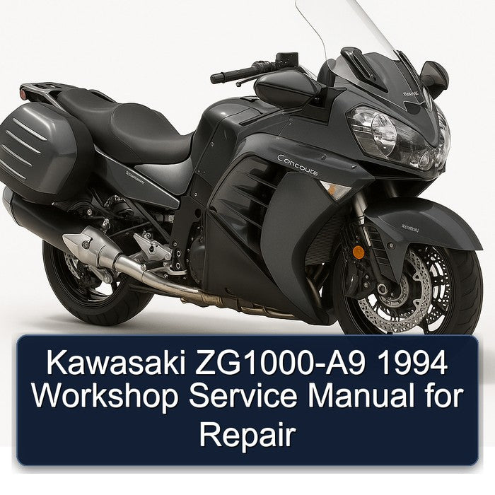 1994 Kawasaki Concours Models Zg1000-a9 Service Repair Workshop Manual PDF