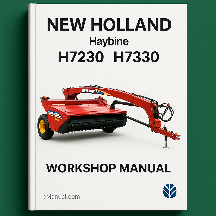 New Holland H7230 H7330 Service Repair Workshop Manual