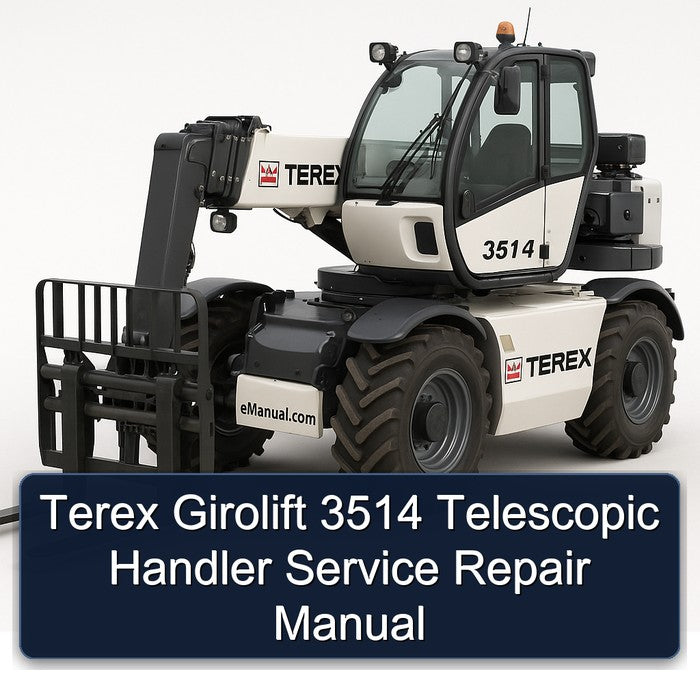 Terex Girolift 3514 Telescopic Handler Service Repair Workshop Manual PDF