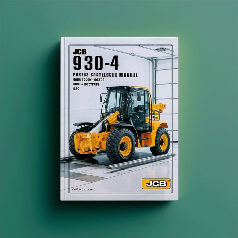 JCB 930-4 LE Forklift (sn: 00660300-00664999 00822000-00823755) Parts Catalog PDF