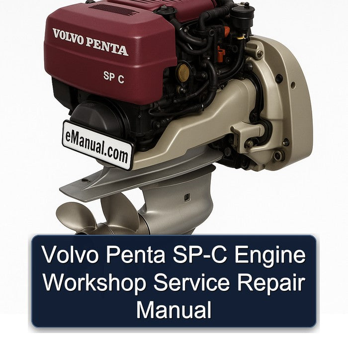 Volvo Penta SP-C Engine Service Repair Workshop Manual PDF